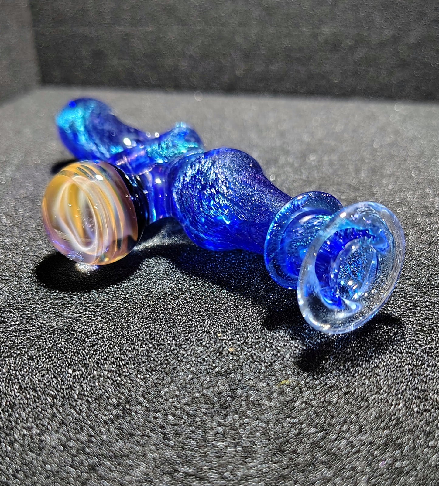 Blue Dichro Steam Roller