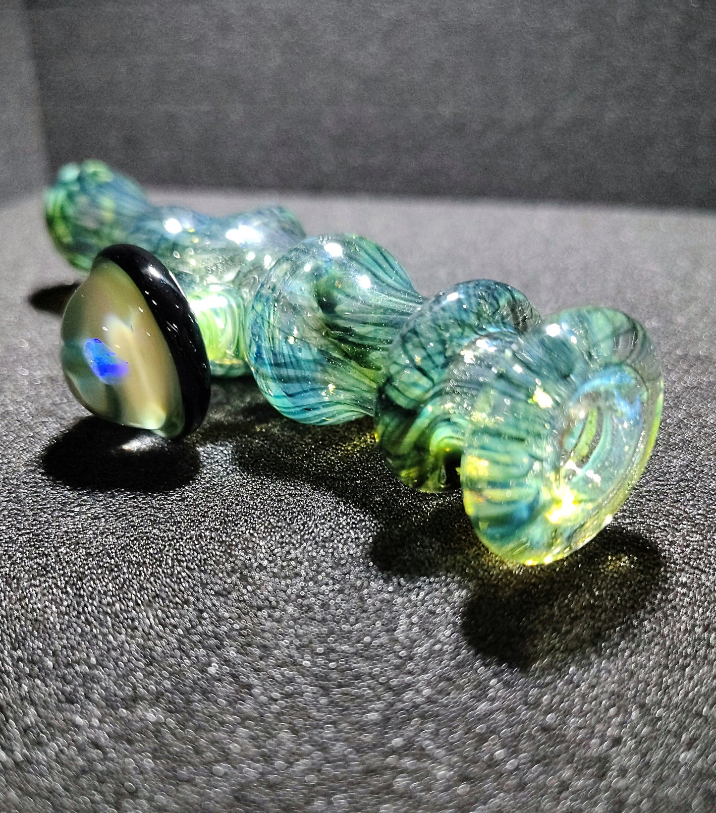 Green and Yellow Blind Bear Steam Roller
