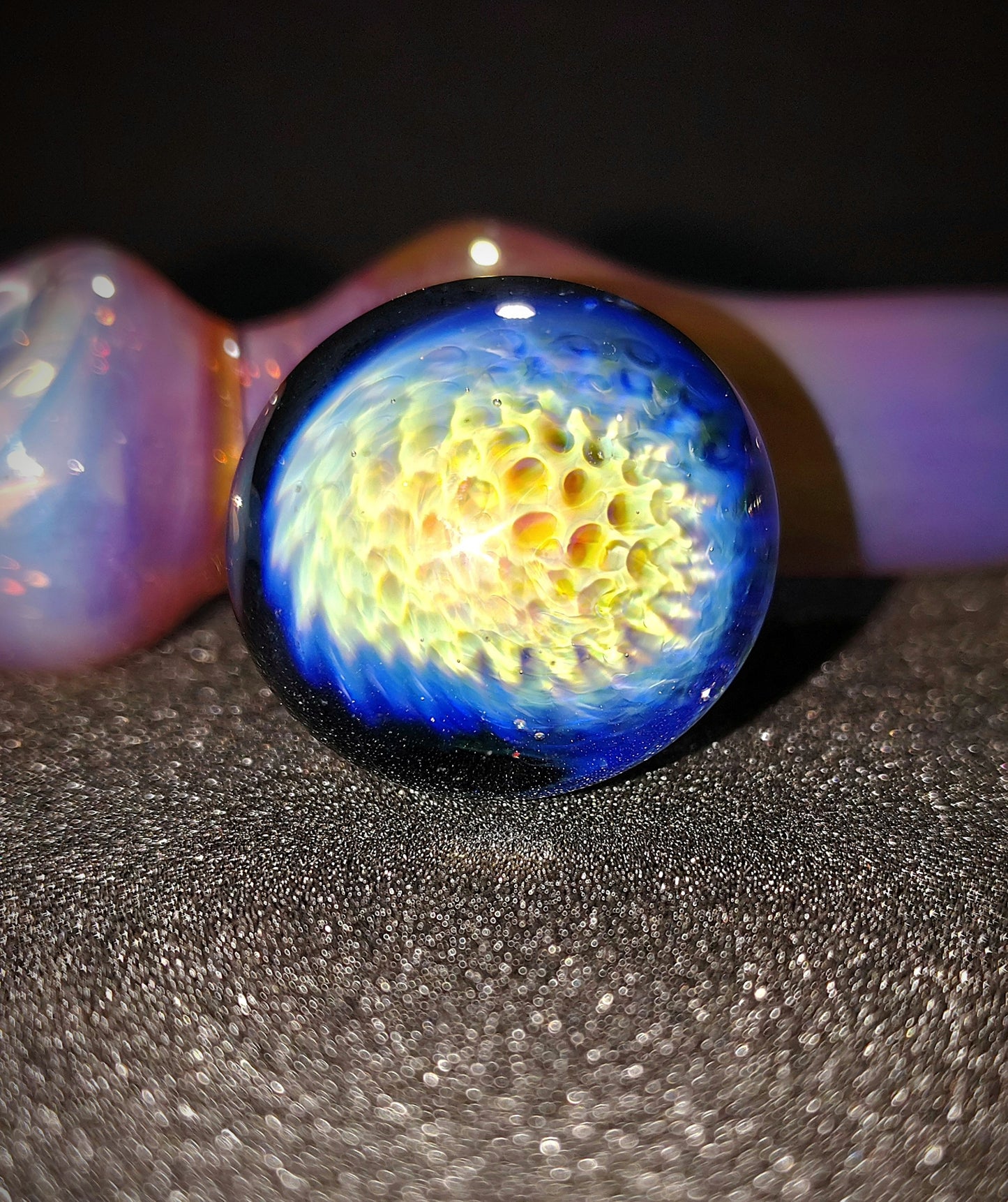 Blind Bear & Sugarshack glass fumed steamroller