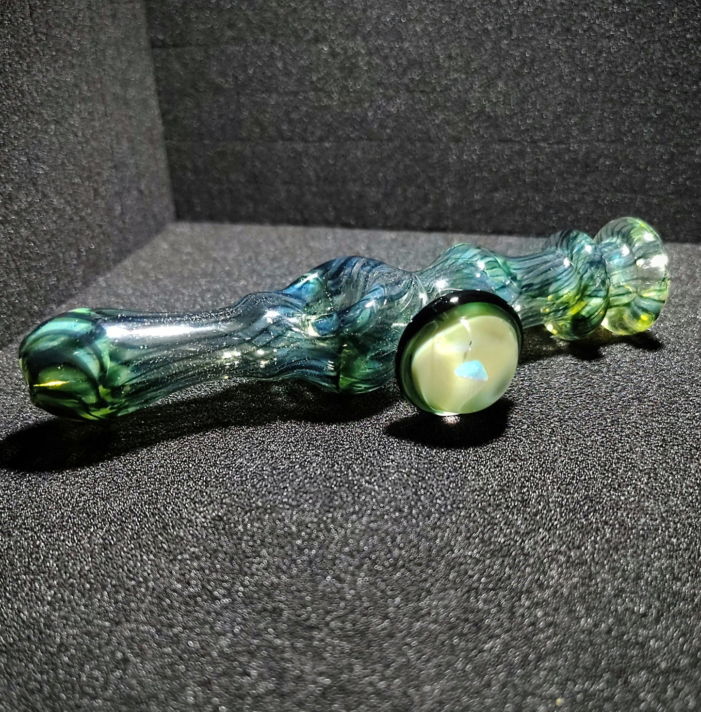 Green and Yellow Blind Bear Steam Roller