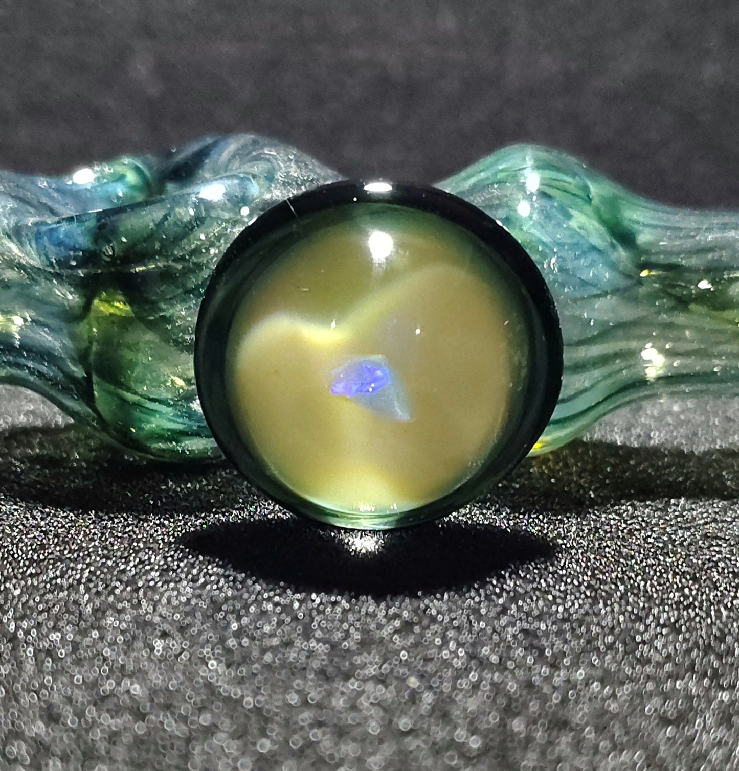 Green and Yellow Blind Bear Steam Roller