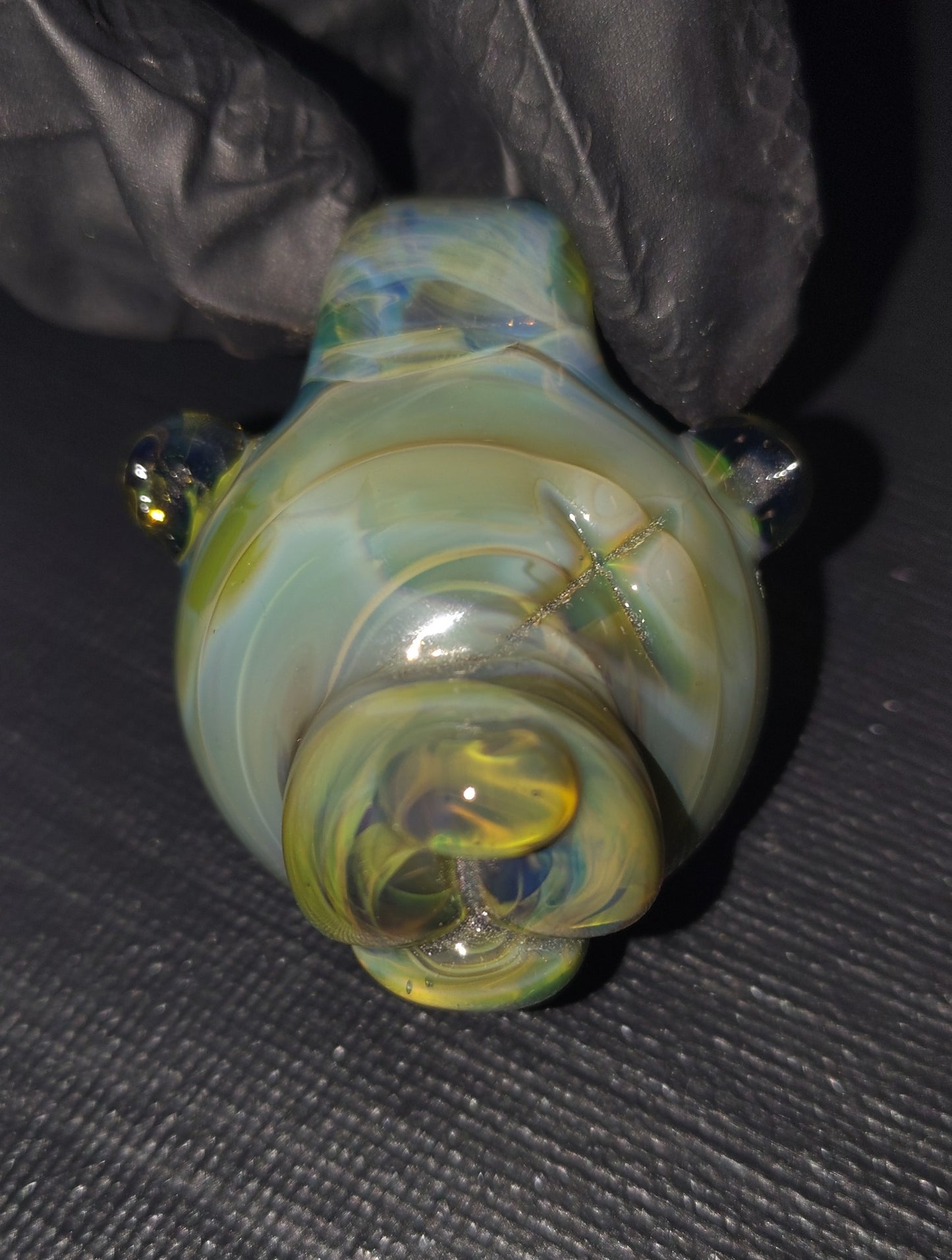 Blue/Green Bear Pendant - Small